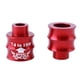 thumbnail image 3 of Adaptador del asiento de conversión del eje del tubo delantero del cubo de la bicicleta 74 a 100 mm Extensión Rojo, 3 of 5