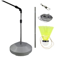 Magideal - Dispositivo De Entrenamiento De Bádminton, Accesorios Elásticos, Herramienta De Autoaprendizaje Portátil Para Ejercicio, Simulador Ajustable Elástico - Grande A 1 Base Grande A