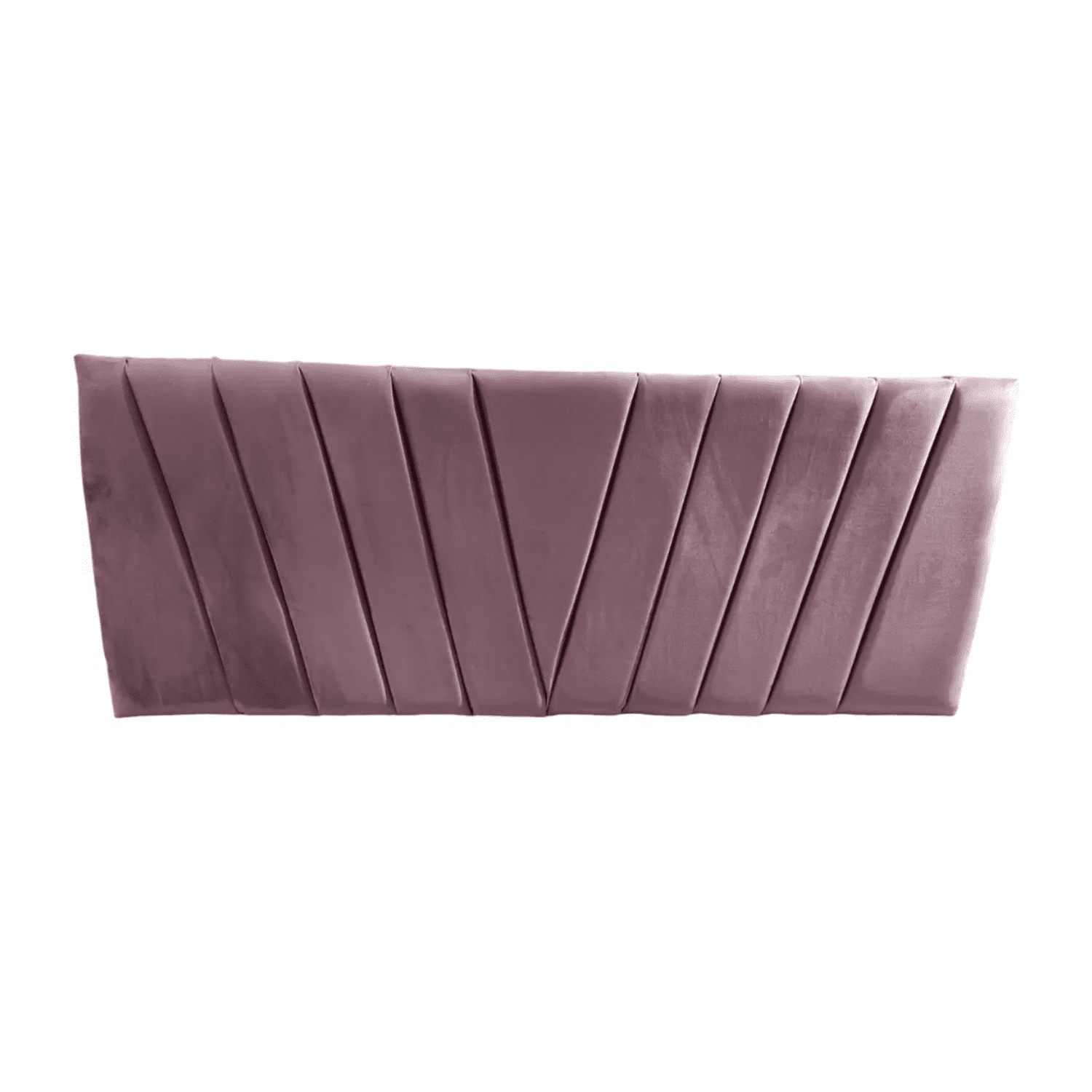 Importclick - Respaldo Moderno Lineal 2 Plazas 150x60 Cm Palo Rosa Felpa