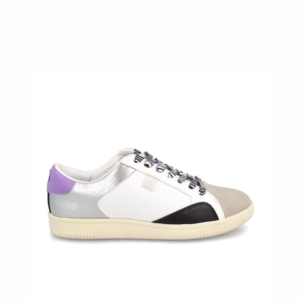 Zapatilla Mujer Bata Red Label Cleo Co Blanco - Plateado