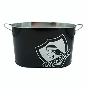 Oem - Hielera Balde Metalica Colo Colo