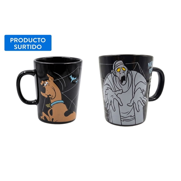 Taza Scooby Doo negra 500 ml
