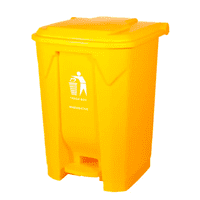 Wakeshome - Basurero Contenedor De Basura 50 Litros Cubo De Basura