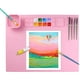 thumbnail image 1 of Silicona Pintura Alfombra,50cm x 40cmSilicona Arte alfombra con 1 Taza de agua ,Hecho a mano borable Lavable,fo Resina, DIY, Arcilla, Play doh Silicona Dibujo alfombra fo Niños(Rosa), 1 of 7