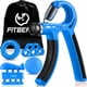 thumbnail image 1 of Kit de entrenamiento Hand Grip Strengener FitBeast (paquete de 5), color azul claro, 1 of 5