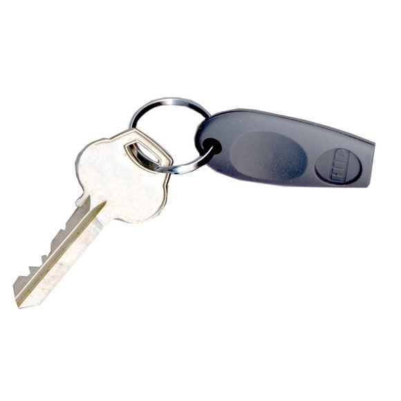 Llavero de proximidad con alarma PK10 de plástico gris