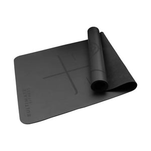Ultimate Fitness - Mat Yoga Premium Pu Natural Rubber 5 Mm Negro
