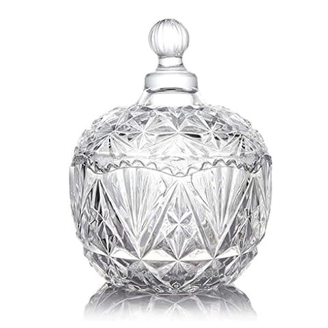 Oem - Bombonera Azucarero Caramelera Decorativa De Vidrio 11X12Cm