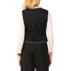 thumbnail image 3 of INSPIRE CHIC Chaleco de Blazer de Tweed sin Mangas para Mujer con Botones Abajo Cuello en V Casual de Negocios Chaleco XL Negro, 3 of 5
