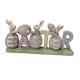 thumbnail image 4 of Estatua De Conejito De Decoración De Conejito De Pascua Para Adornos De Mesa Para El Hogar, Color Morado, 4 of 5