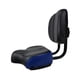 thumbnail image 5 of Asiento De Bicicleta Sillín Transpirable Ancho Sillín De Bicicleta Grande Para Ciclismo Mujer Azul, 5 of 5