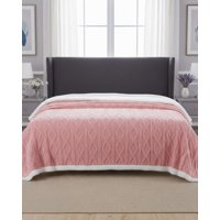 Imac Hogar - Frazada Manta Polar Sherpa Térmica 2 Plaza