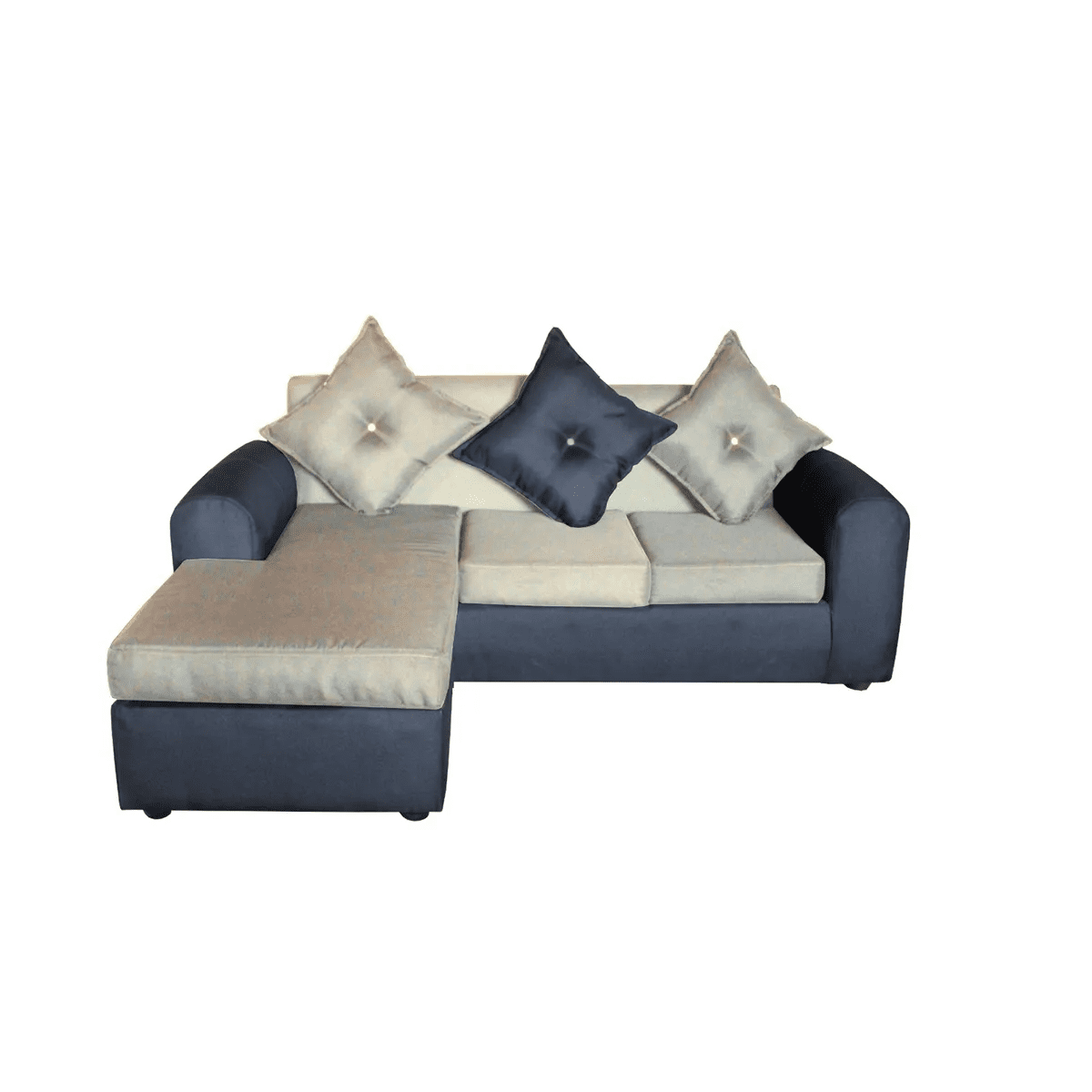 Genérico - Sofa Marcia Tela Negrobeige