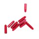 thumbnail image 2 of Juego De 9 Protectores / Protectores De Vuelo Dardos De Aluminio Anodizado Rojo, 2 of 4