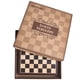 thumbnail image 3 of Juego de ajedrez y damas VAMSLOVE, tablero de madera de 15.5 pulgadas con cajones, 3 of 3