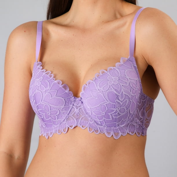 Sosten Copas Encaje Flor Flores Mujer 13502-242