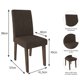 thumbnail image 5 of Juego de Comedor 6 Sillas Lorenzi II Marrón/Negro, 5 of 5