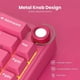 thumbnail image 2 of Teclado Mecánico RK R65 Berry Red 65% RGB Español RK, 2 of 6