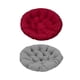 thumbnail image 1 of Cojín Para Asiento De Exterior, 2 Uds., Almohadillas Redondas Impermeables Para Silla, Gris Y Rojo, 1 of 5