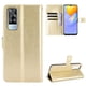 thumbnail image 4 of Funda tipo libro para VIVO Y53S 4G, cartera todo‑en‑uno, funda multifuncional con tarjetero y correa de muñeca desmontable, 4 of 4