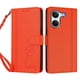 thumbnail image 3 of Funda Cartera Trébol para Xiaomi Poco X8 Pro con Ranuras Tarjetas y Carga Inalámbrica Naranja, 3 of 6