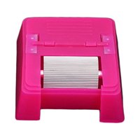 Magideal - Caja De Borde De Aceite, Caja De Pintura De Borde De Cuero, Herramienta Para Artesanía De Cuero, Rodillo De Borde De Cuero Portátil Fácil De Usar, Caj Rodillo De Grano Medio