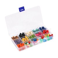 Bothyi - Chinchetas De 12/15 Rejillas, Cabeza De Plástico Para Marcar Telas En El Hogar, Oficina, 15 Rejillas