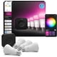 thumbnail image 1 of Kit de inicio Philips Hue Bridge Pro + 4 bombillas inteligentes A19 E26, 1 of 9