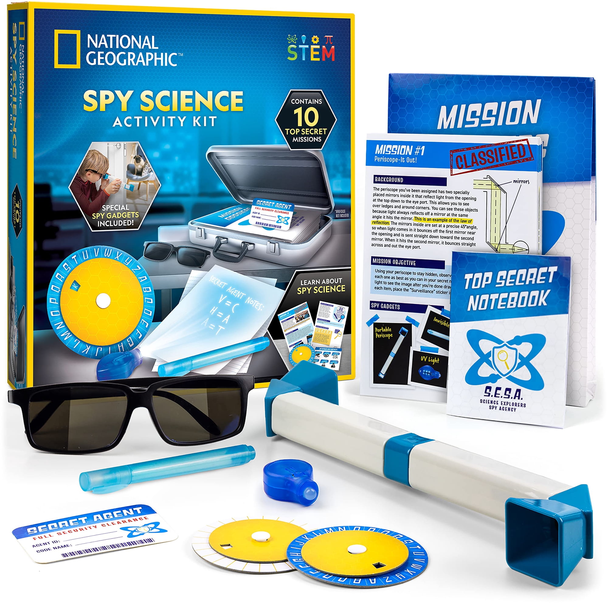 Blue Marble - Kit De Ciencia Espía National Geographic Kids: 10 Misiones Secretas