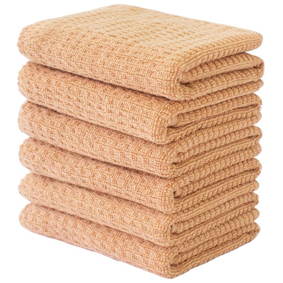 Toalla CRAFTSWORTH 38x66 cm Algodón Beige Pack de 6