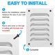 thumbnail image 4 of Cubierta de Ventilación de Aluminio Uxcell, Rejilla de Ventilación de Aire con Pantalla para HVAC, Parrilla con Lamas para Hogar, Cocina, Chimenea, Blanco 20x3 Pulgadas, 4 of 7