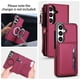 thumbnail image 3 of Para Samsung Galaxy A37 5G Bloqueo RFID Multifuncional 2 en 1 Funda de Billetera de Cuero PU Suave con Tapa Magnética Ranuras para Múltiples Tarjetas Bolsillo con Cierre con Correa de Hombro y, 3 of 9
