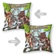 thumbnail image 2 of Amigos Animales Fundas de almohada de terciopelo con tema, regalos de funda de almohada, decoración para el hogar, cojín de lanzar, regalo de cumpleaños para fans y parejas.50*50cm., 2 of 6