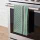 thumbnail image 2 of REGALWOVEN Paños de Cocina de Tejido de Panal 6Pcs Toallas de Cocina de Algodón Verde 15"x25", 2 of 6