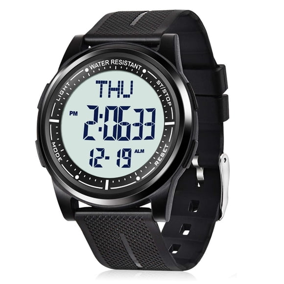Reloj Digital A Prueba De Agua Con Cronómetro Para Hombre Y Mujer