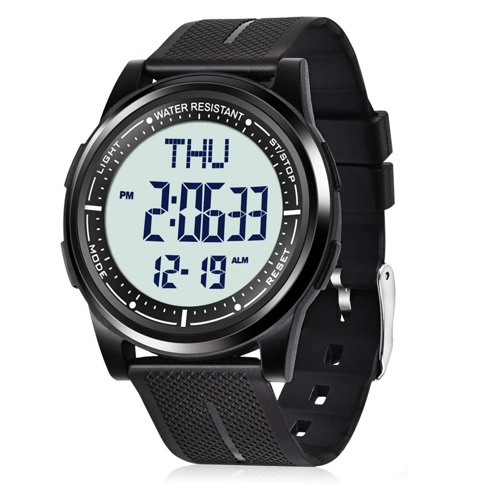 Beeasy - Reloj Digital A Prueba De Agua Con Cronómetro Para Hombre Y Mujer