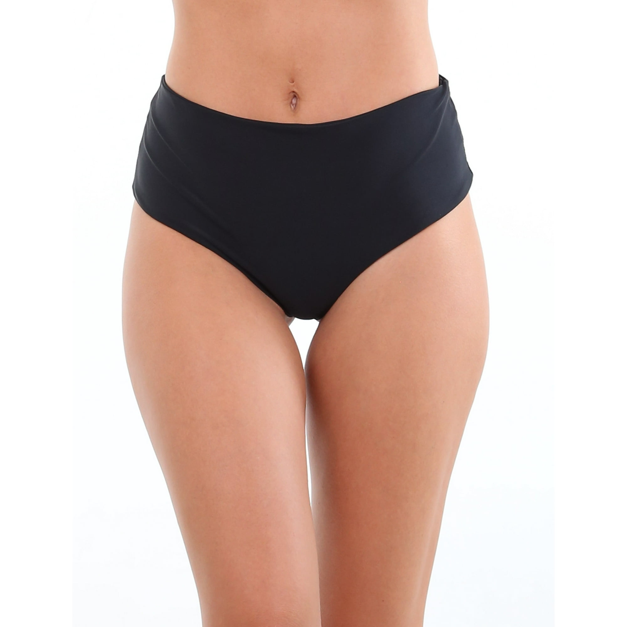 Samia - Bikini Calzón Colaless Tiro Alto Negro M