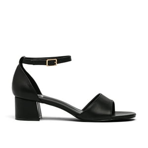 Sandalia Taco Negra Fiesta Mujer Weide Qiu238