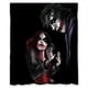 thumbnail image 1 of Cortina de ducha con estampado de dibujos animados de Joker y Harley Quinn, con ganchos, tamaño 60 x 72 pulgadas, 1 of 3
