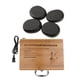 thumbnail image 1 of calentador de piedras calientes, calentador, estuche, caja + 4 piezas para masaje de spa, 1 of 5