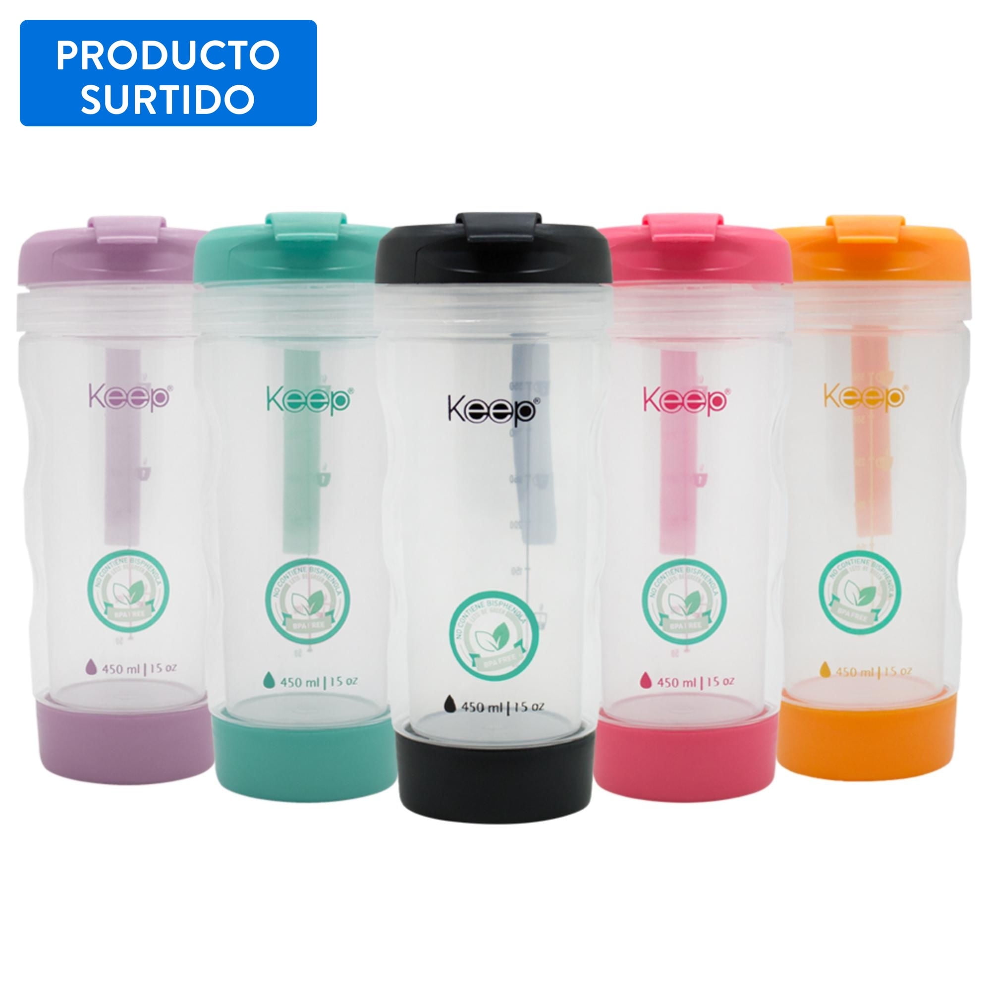 Vaso Plastico Para Te 450ml Plástico, Color Surtido 1 Un 1 Un Keep