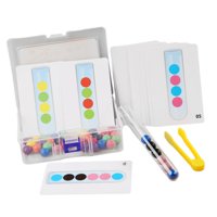 Bothyi - Juguetes De Tubo De Ensayo Con Cuentas De Clip, Juguetes De Cuentas Con Clips De Arcoíris Para Edades De 3 A 6 Años, Regalos Navideños, 1 Tubo