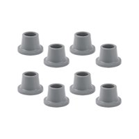 Magideal - 8 Pies De Repuesto Para Silla De Ducha, Asiento De Baño, Banco De Ducha Antideslizante, Pies De Ventosa De Goma, 1-1/8 Pulgadas De Diámetro Interior,