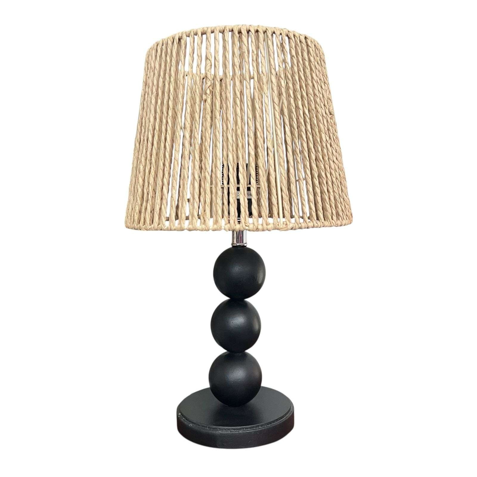 Oem - Lampara De Velador Lampara De Mesa Base Esferas Metal 1