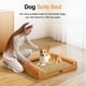 thumbnail image 3 of Cama Ortopédica para Perros Pequeños Lavable: Cama con Respaldo para Perros Pequeños, Espuma de Celda de Huevo, Sofá Impermeable con Funda Removible - Naranja, 3 of 7