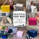 thumbnail image 4 of Taburete plegable Storage Ottoman LINMAGCO, 42 L, de terciopelo, 4 of 8