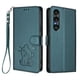 thumbnail image 1 of Funda Billetera con Espacio para Fotos para Sony Xperia 1 VII, Verde Oscuro, 1 of 6