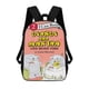 thumbnail image 1 of George y Martha-theme Backpack, Campus style schoolbag Bookbag with Adjustable Shoulder Straps And Large Zip Compartment, Unisex Travel Bags., 1 of 6