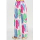 thumbnail image 3 of Saronite Pantalón Ancho Estampado con Espalda Elástica, Color Chicle (para Mujer), 3 of 4