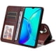 thumbnail image 3 of Funda Billetera para Vivo Y35 Plus con Porta Tarjetas y Soporte Ajustable Marrón, 3 of 5
